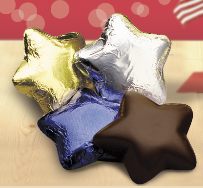 A la Carte Chocolate Stars - Click Image to Close